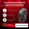 Mini Calefactor de Enchufe Portátil 400 W | Compacto, Silencioso y de Bajo Consumo