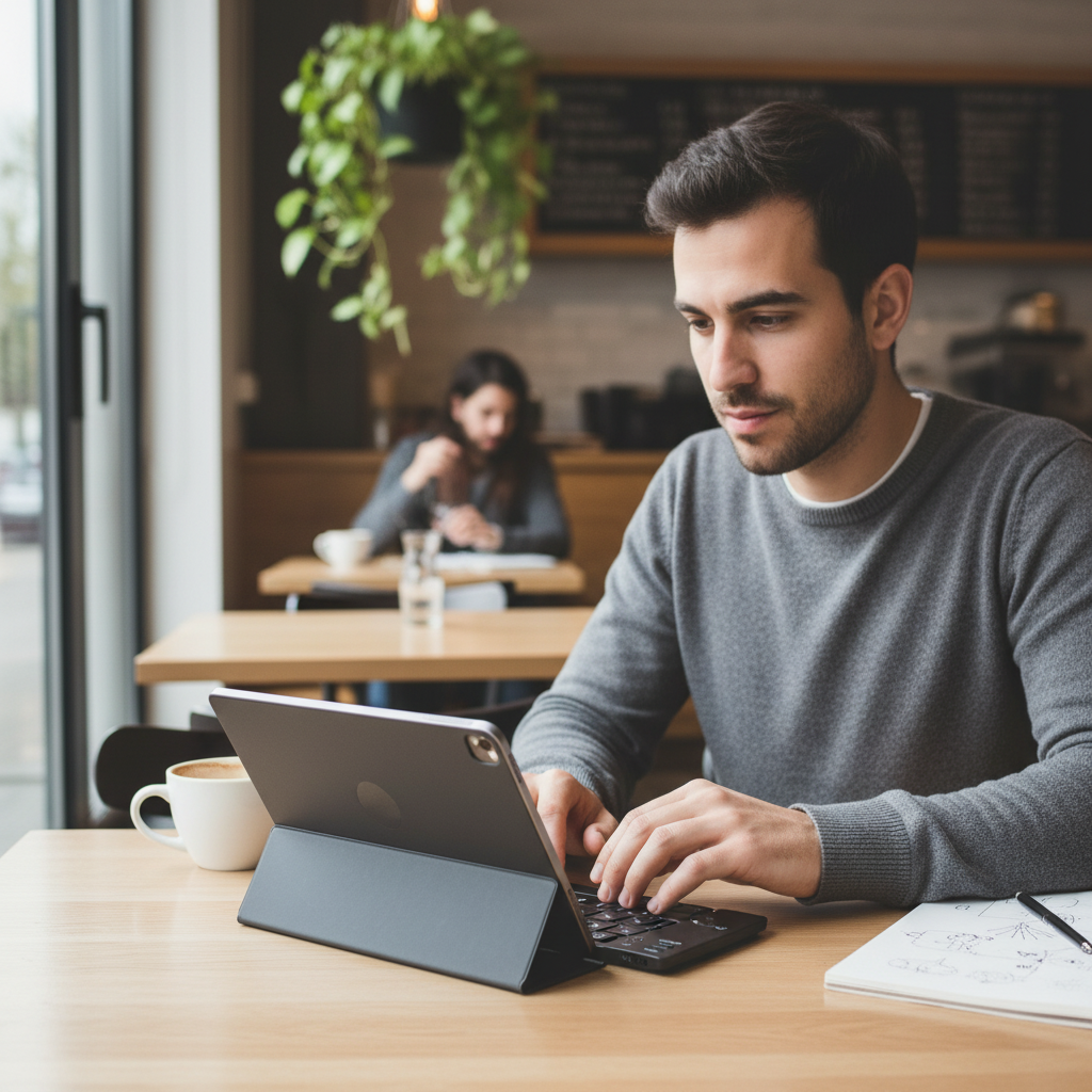 Teclado Bluetooth Plegable SANDA SD‑3745 | Compacto, Recargable y Listo Para Viajar