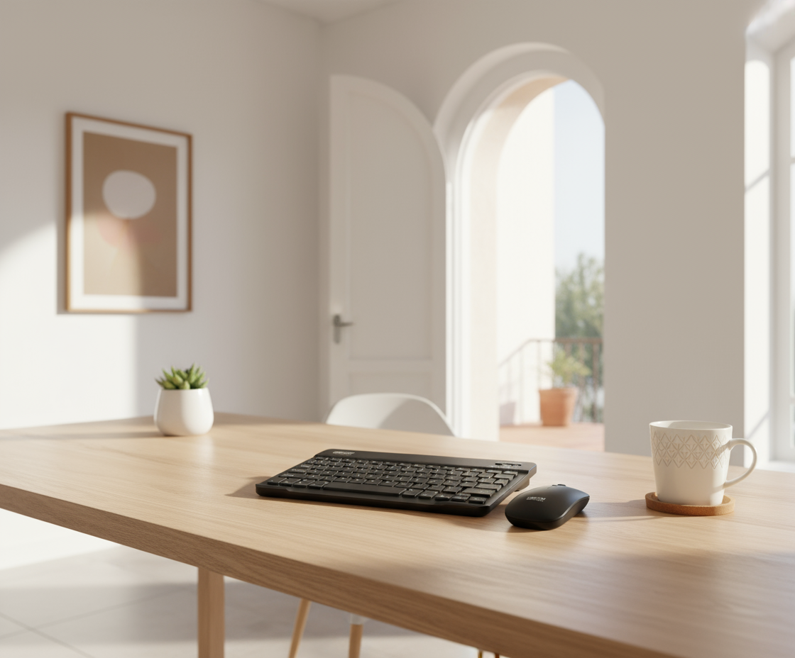 Conjunto Inalámbrico Bluetooth ⌨️🖱️ Teclado + Ratón | Trabajo sin límites