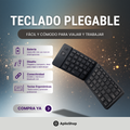 Teclado Bluetooth Plegable SANDA SD‑3745 | Compacto, Recargable y Listo Para Viajar