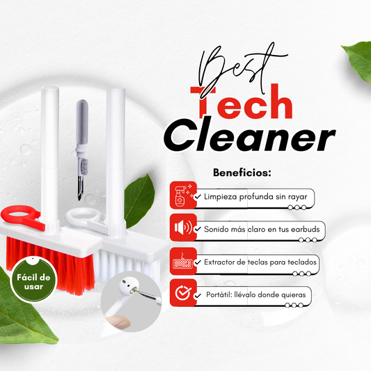 Cepillo de Limpieza 5 en 1 para Teclado y Auriculares Bluetooth | Limpieza Profunda sin Daños