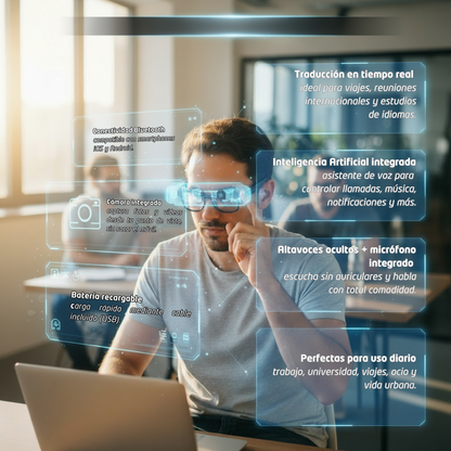 🕶️ Gafas Inteligentes con IA – Tecnología y Estilo en un Solo Accesorio