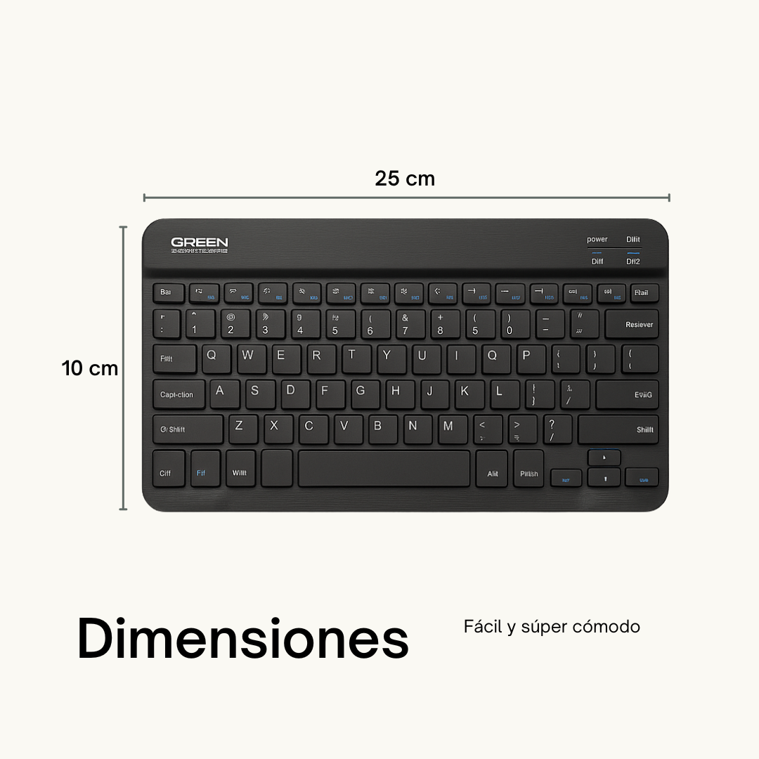Conjunto Inalámbrico Bluetooth ⌨️🖱️ Teclado + Ratón | Trabajo sin límites