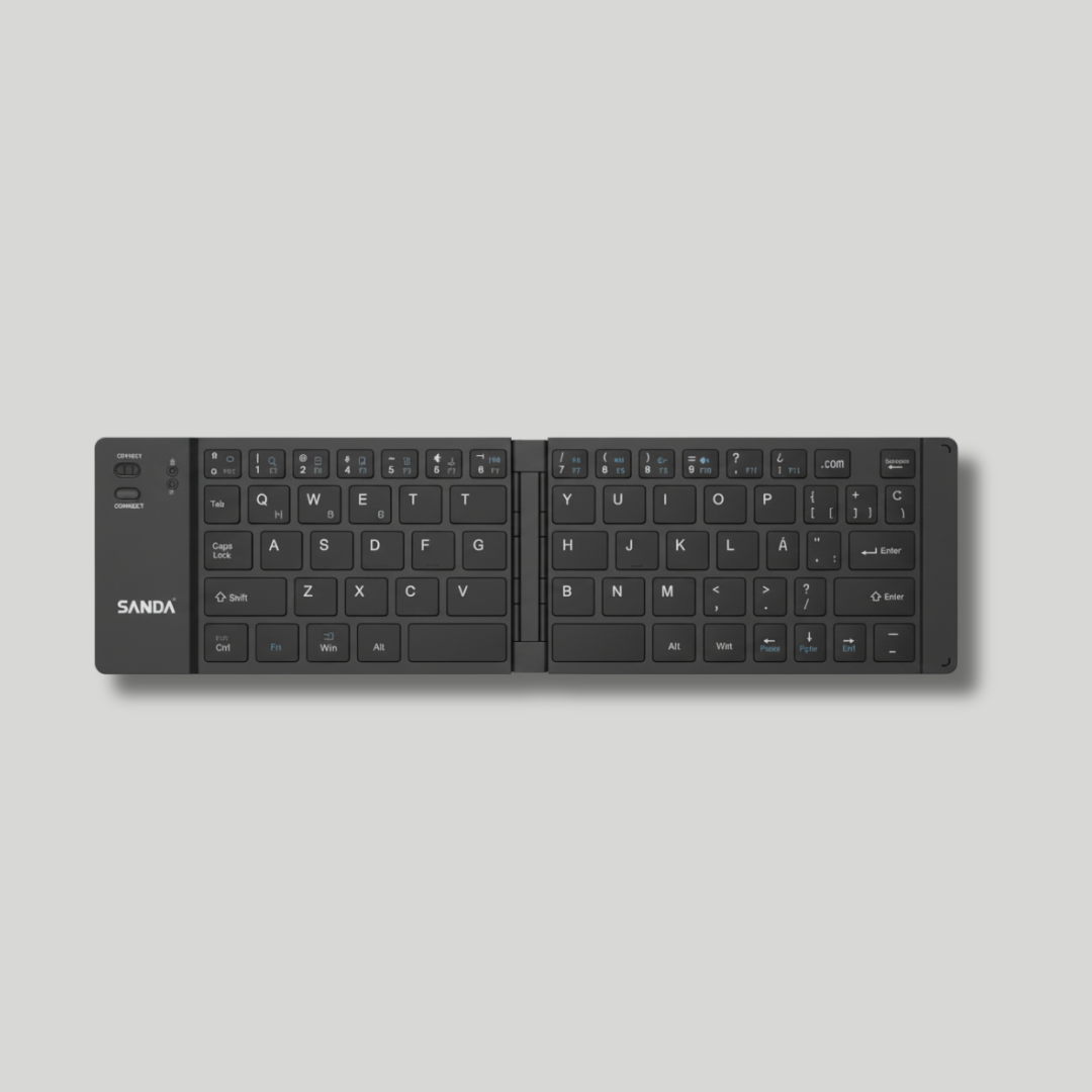 Teclado Bluetooth Plegable SANDA SD‑3745 | Compacto, Recargable y Listo Para Viajar