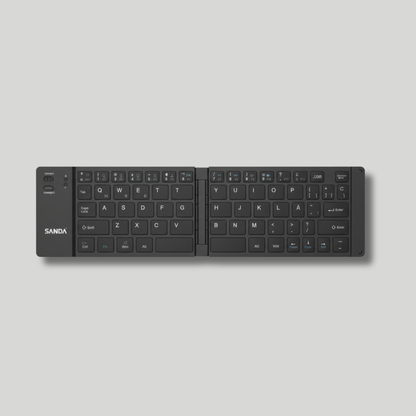 Teclado Bluetooth Plegable SANDA SD‑3745 | Compacto, Recargable y Listo Para Viajar