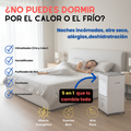 Refrigerador de ambientes, calentador, ventilador, humidificador y purificador de aire.