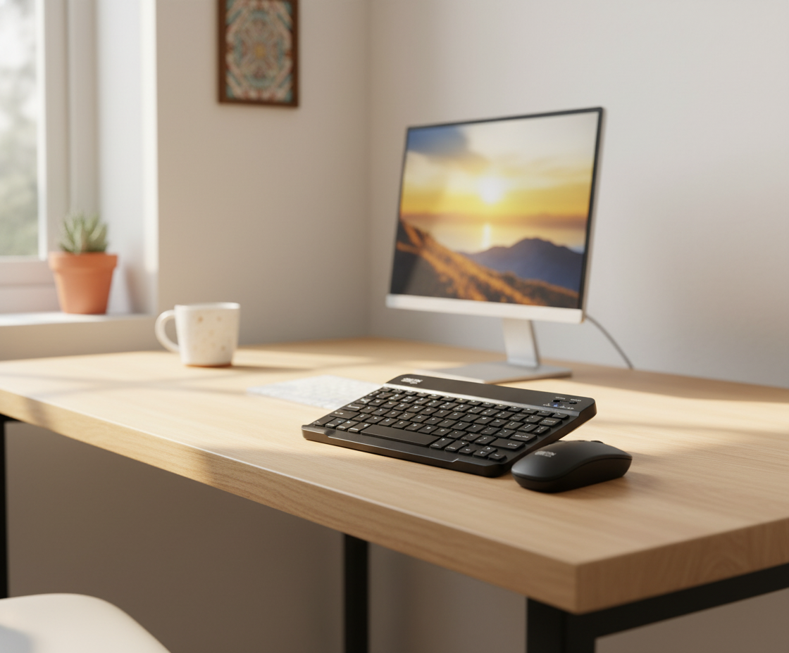 Conjunto Inalámbrico Bluetooth ⌨️🖱️ Teclado + Ratón | Trabajo sin límites