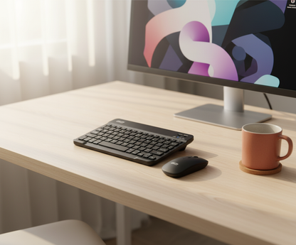 Conjunto Inalámbrico Bluetooth ⌨️🖱️ Teclado + Ratón | Trabajo sin límites